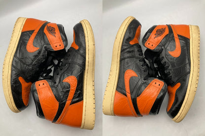 NIKE AIR JORDAN 1 RETRO HIGH OG ナイキ エアジョーダン I レトロ ハイ シャッタード バックボード 555088-028 スニーカー サイズ27.5cm 中古 D4