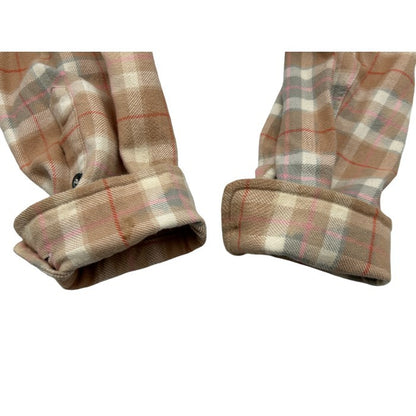 DIESEL ディーゼル フランネルシャツ チェック柄 L メンズ ダイダイ トップス 中古 W４