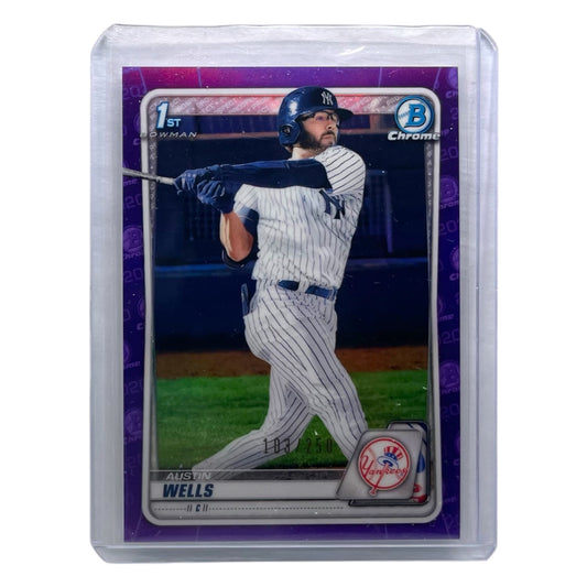 TOPPS MLBカード BOWMAN CHROME 1ST AUSTIN WELLS NEW YORK YANKEES /250 #BD-56 中古 IT2