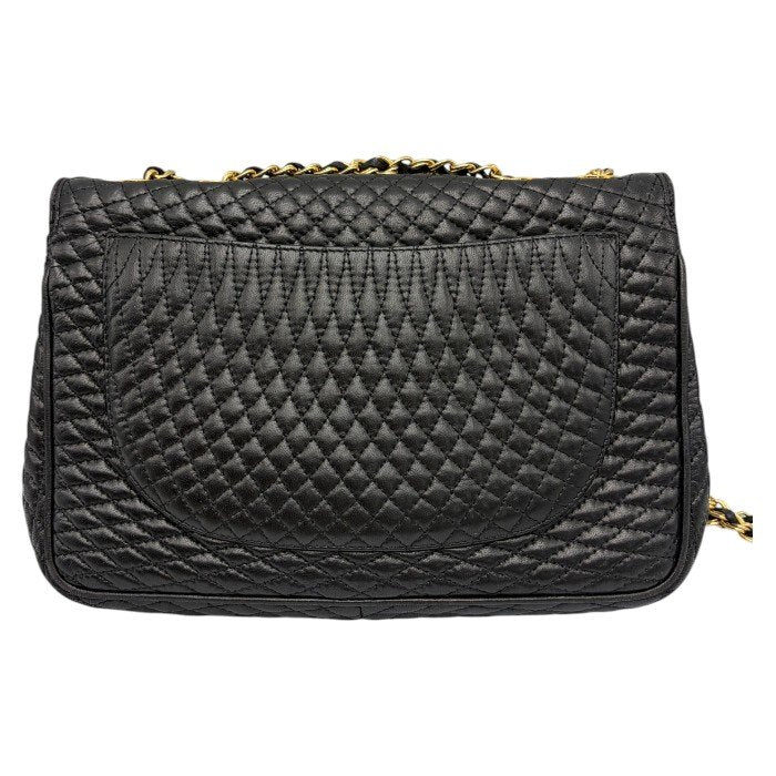 BALLY バリー キルティング レザー チェーン ショルダー バッグ 本革 鞄 レディース ブランド ブラック 肩掛け 斜め掛け 中古 W４