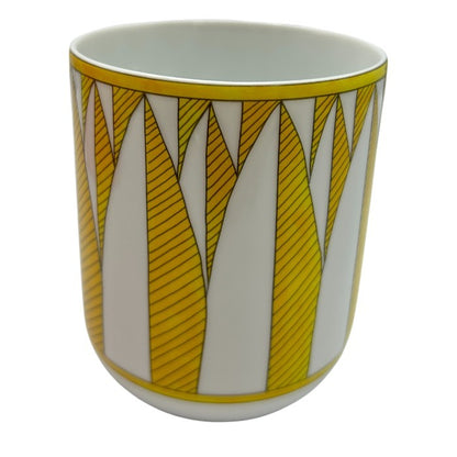 未使用品 SOLEILD’HERMES ソレイユ ドゥ エルメス マグカップ No.2 046131P ブランド 洋食器 幾何学模様 おしゃれ 中古 W４