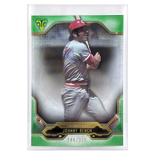 TOPPS MLBカード TRIPLE THREADS JOHNNY BENCH CINCINNATI REDS /275 #27 中古 IT1