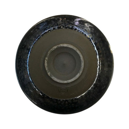 陶葊 土渕善亜貴 油滴天目 盃 京都 清水焼 陶あん 猪口 ぐい飲み 中古 T1