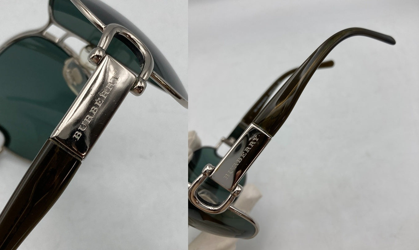 BURBERRY バーバリー メタルフレーム サングラス B3002 1005/71 中古 D4