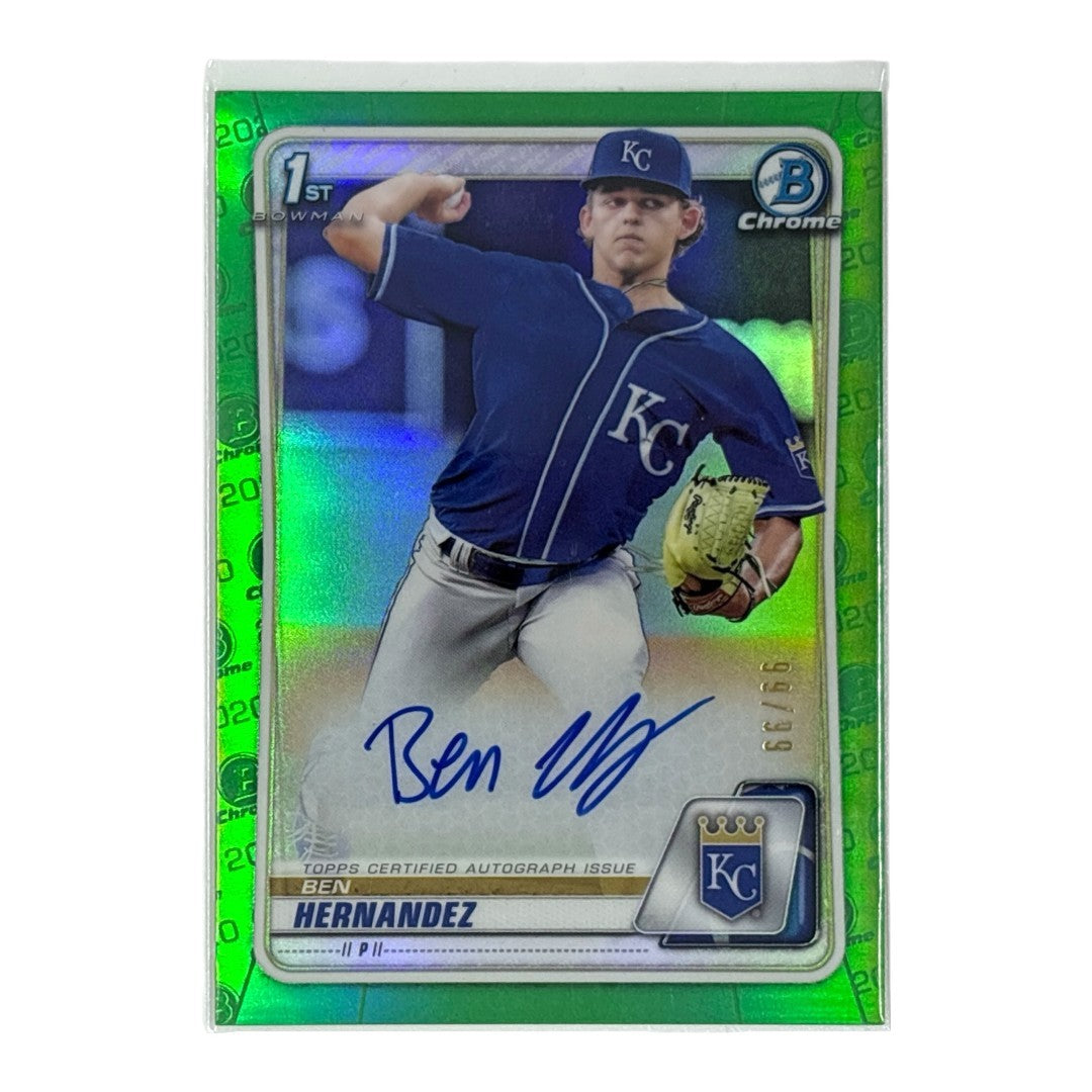 TOPPS MLBカード BOWMAN CHROME 1ST BEN HERNANDEZ KANSAS CITY ROYALS /99 #CDA-BH 中古 IT1