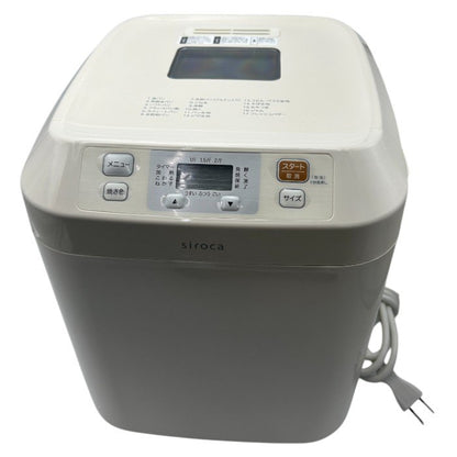 siroca シロカ ホームベーカリー SHB-122 パン キッチン家電 うどん パスタ そば もち ジャム 中古 W４
