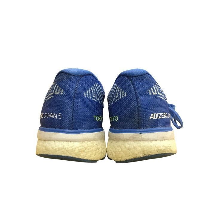 adidas アディダス アディゼロジャパン5 メンズ オールシーズン ランニングシューズ ブルー 30㎝ ART FX0043 中古 N1