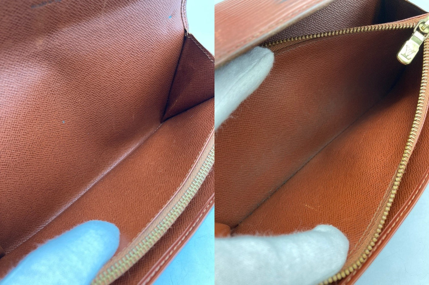 LOUIS VUITTON ルイヴィトン エピ ポシェットポルトモネクレディ M63573 ケニアブラウン 中古 D4