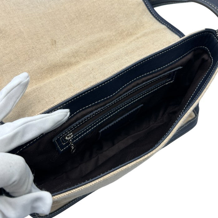 COACH コーチ ショルダー バッグ 6114 鞄 レザー キャンバス レディース 小さめ 中古 W４