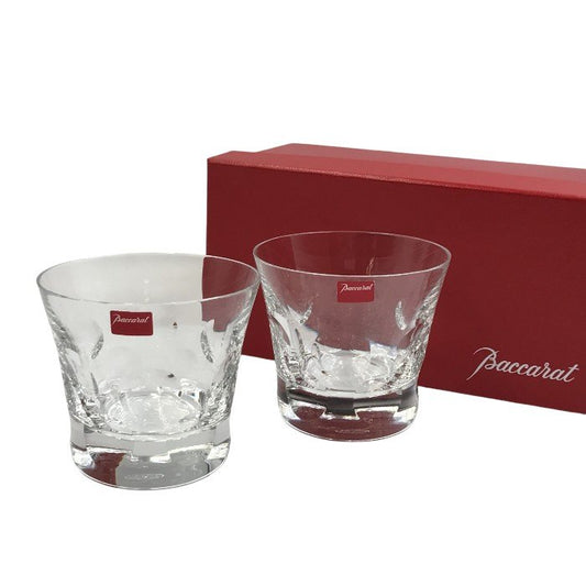 Baccarat バカラ ベルーガ オールドファッションドグラス ペア ロックグラス タンブラー 中古 T1