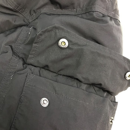EMPORIO ARMANI エンポリオアルマーニ ダウンコート メンズ 冬 ロング丈 サイドジップ スタンドカラー 防寒 ブラック 50  6L1L90 1NNFZ 中古 T1
