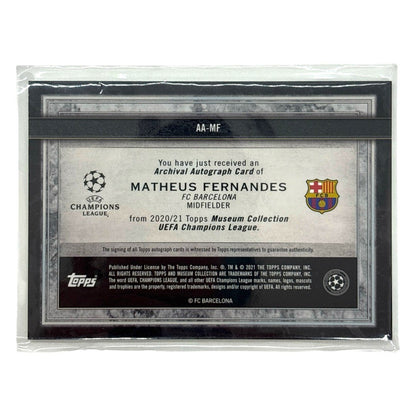 TOPPS サッカーカード MUSEUM COLLECTION MATHEUS FERNANDES BARCELONA 223/250 #AA-MF 中古 IT1
