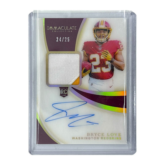 PANINI NFLカード IMMACULATE COLLECTION BRYCE LOVE WASHINGTON REDSKINS 24/25 #126 中古 IT1