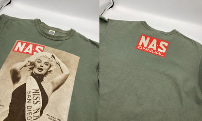TOYS McCOY トイズマッコイ マリリンモンロー ”MISS NAVAL AIR STATION” Tシャツ サイズM メンズ 中古 D4
