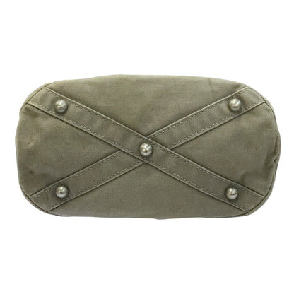 一澤帆布 トートバッグ ユニセックス 旧ロゴ キャンバス 大容量 グレー 中古 T1