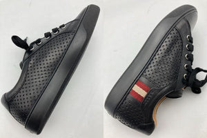 BALLY バリー パンチングレザー スニーカー サイズUS6.5 中古 D4