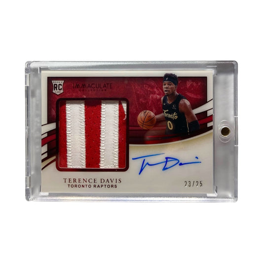 PANINI NBAカード IMMACULATE COLLECTION TERENCE DAVIS RAPTORS 23/25 #PPA-TDV 中古 IT2