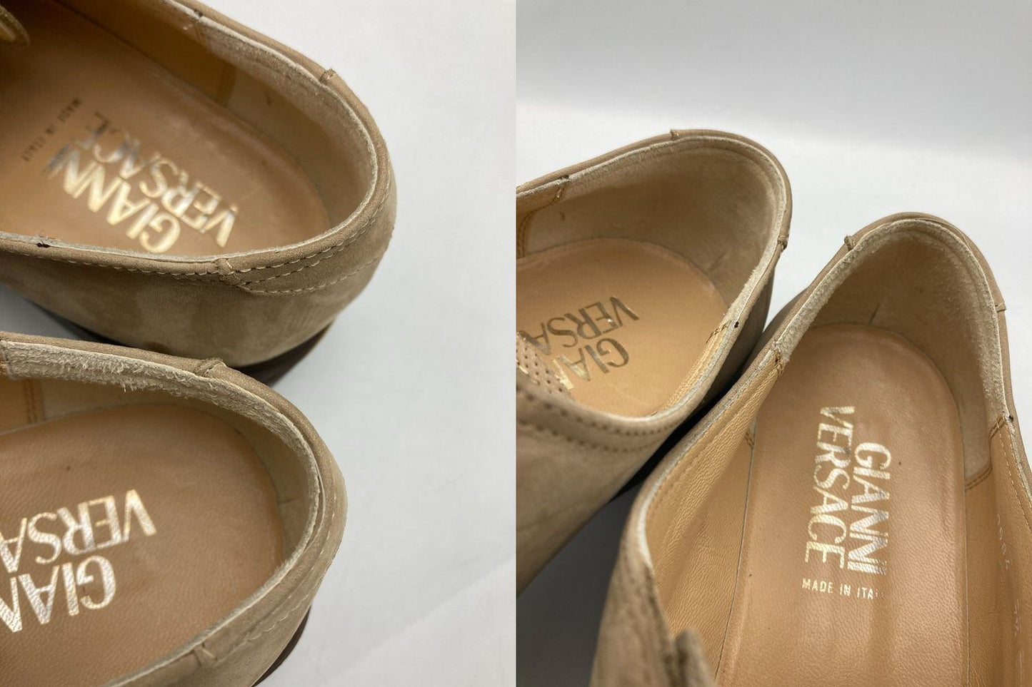 GIANNI VERSACE ヴェルサーチェ モンクストラップ シューズ サイズ 7 1/2 中古 D4