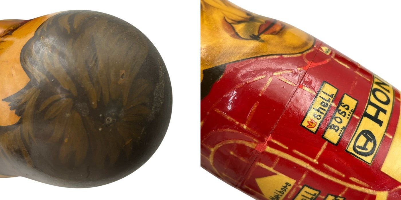 アイルトン・セナ マトリョーシカ 置物 インテリア レーシングドライバー F1 グッズ 中古 W４