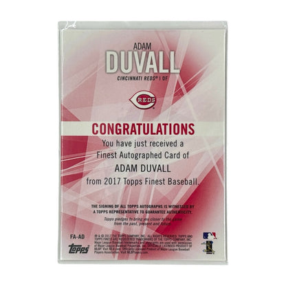 TOPPS MLBカード FINEST ADAM DUVALL CINCINNATI REDS 22/50 #FA-AD 中古 IT1
