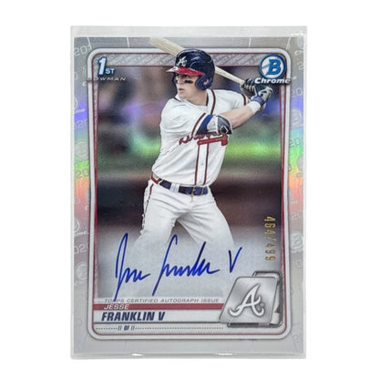 TOPPS MLBカード BOWMAN CHROME 1ST JESSE FRANKLIN V ATLANTA BRAVES /499 #CDA-JFR 中古 IT1