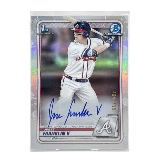 TOPPS MLBカード BOWMAN CHROME 1ST JESSE FRANKLIN V ATLANTA BRAVES /499 #CDA-JFR 中古 IT1