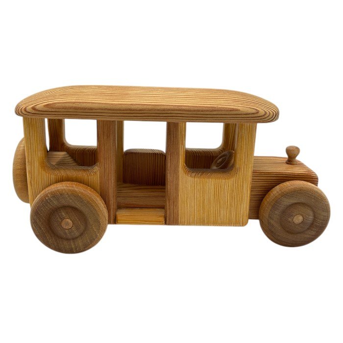 DEBRESK デブレスカ 北欧のバス DC17 木製 ホビー おもちゃ 車 バス 中古 W４