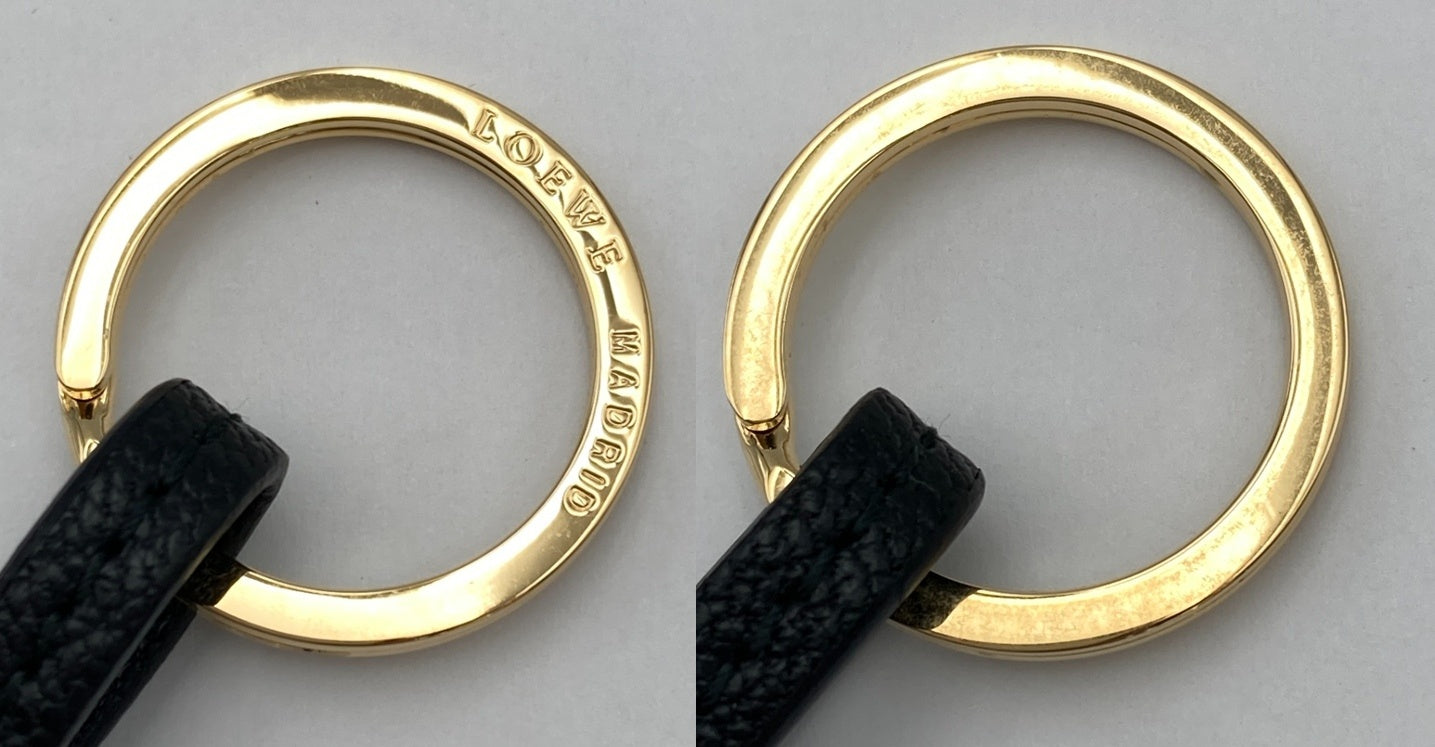 LOEWE ロエベ パドロック型 キーホルダー チャーム 中古 D4