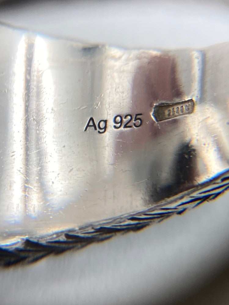 GUCCI グッチ インターロッキングG アラベスク リング SV925 サイズ18号 中古 D4