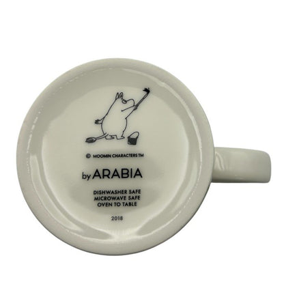 ARABIA アラビア ムーミン 2018年 夏限定 ゴーイング オン バケーション マグカップ 食器 希少 コップ 磁器 キャラクター かわいい 中古 Ｗ４