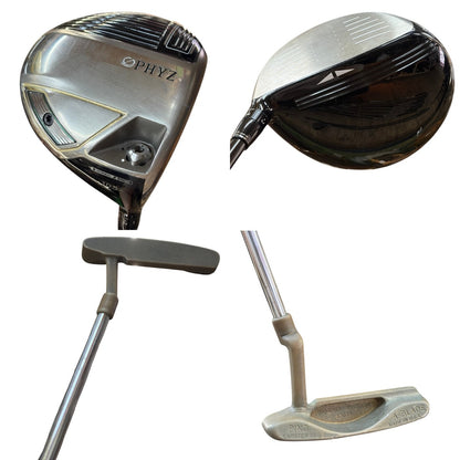 ゴルフクラブ 10本SET XXIO ゼクシオ9 ユーティリティ U5 23度 BRIDGESTONE PHYZ(2014) 6番～9番アイアン メンズ 右利き スポーツ ゴルフ用品 中古 W４