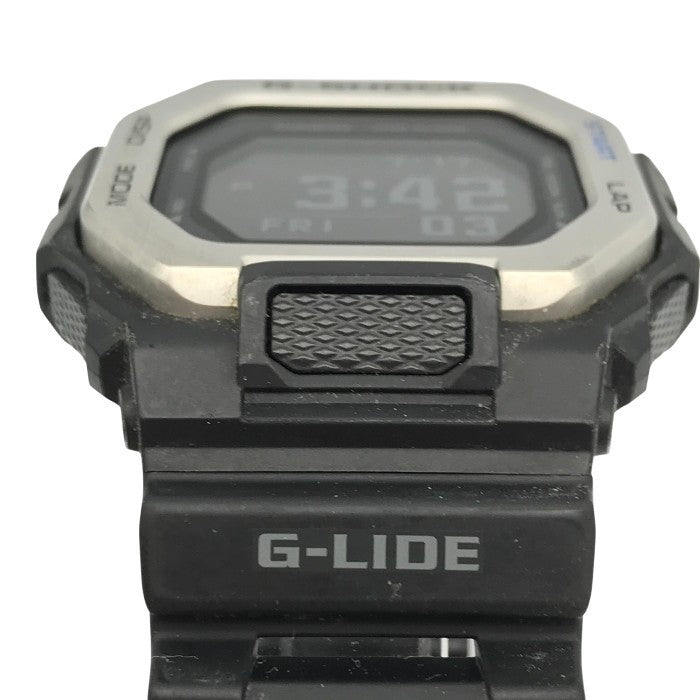CASIO G-SHOCK G-LIDE 腕時計 メンズ デジタル クォーツ ジーショック サーフィン ランニング トレーニング GBX-100-1JF 中古 T1