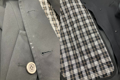 BURBERRY LONDON BLUE LABEL バーバリー ロンドン ブルーレーベル ショート丈 ダブルブレストコート サイズ38 中古 D4