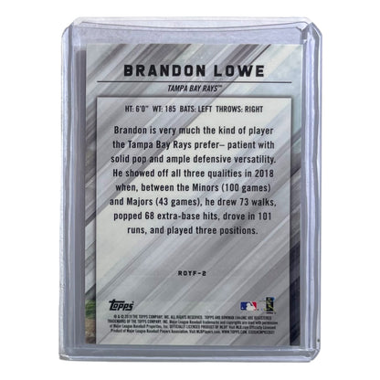 TOPPS MLBカード BOWMAN CHROME BRANDON LOWE TAMPA BAY RAYS /25 #ROYF-2 中古 IT2