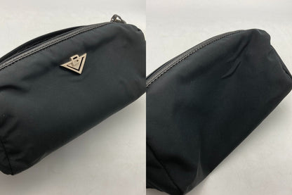 BOTTEGA VENETA ボッテガヴェネタ ナイロンポーチ ブラック 中古 D4