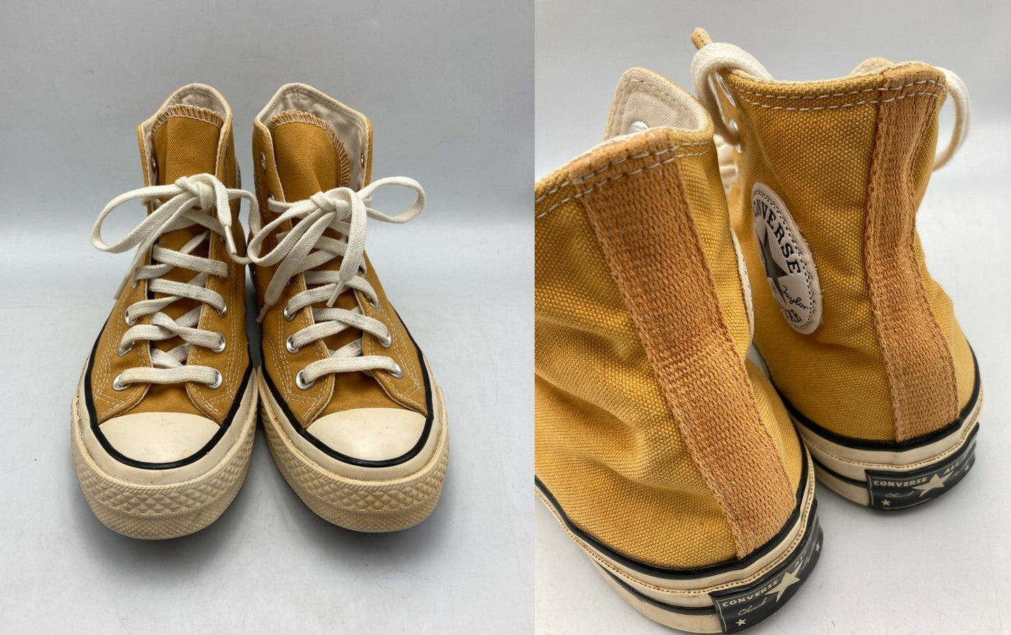 CONVERSE コンバース チャックテイラー CT70 サンフラワー ハイカット スニーカー サイズ23.5cm 中古 D4