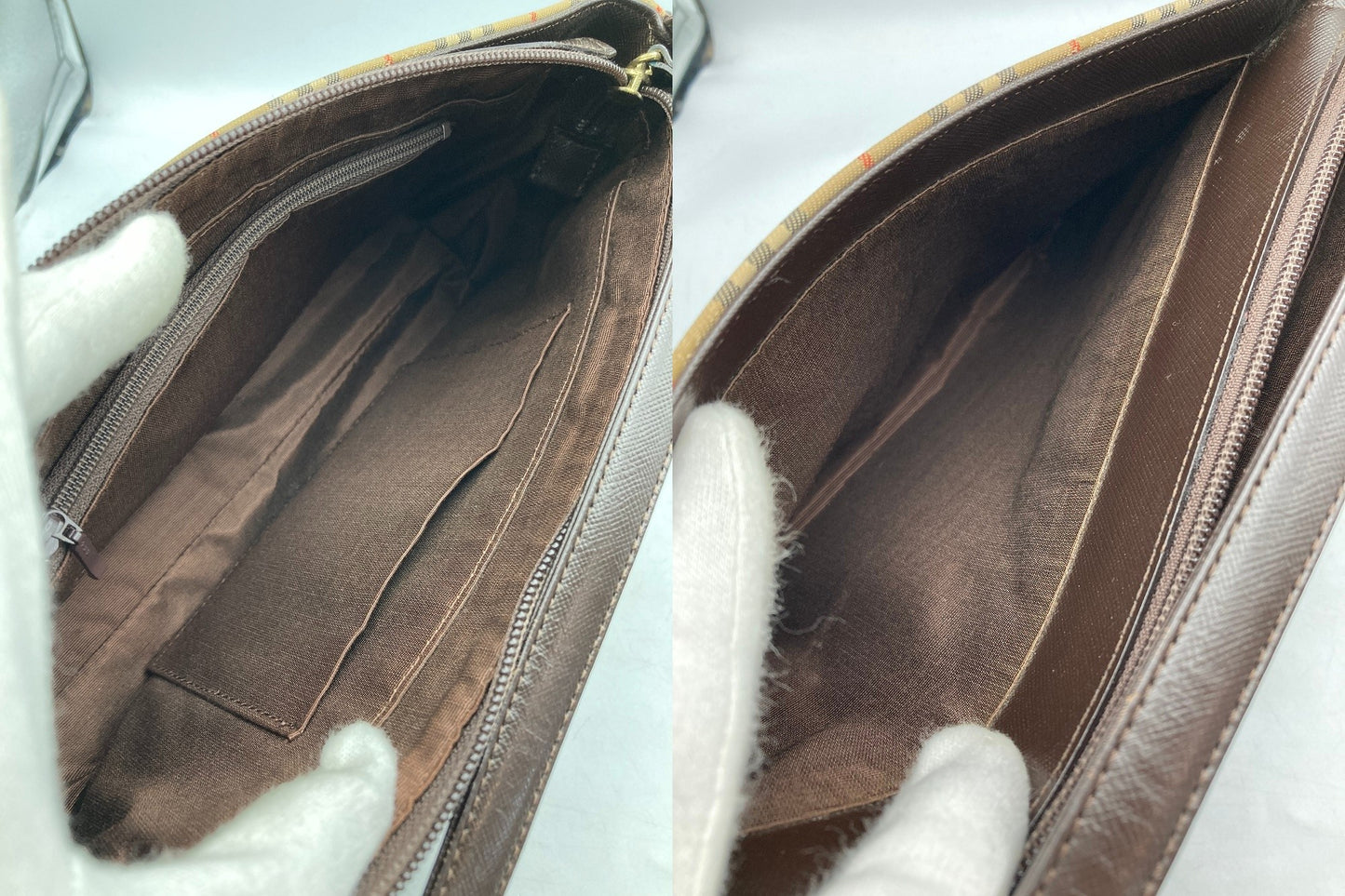BURBERRY バーバリー ノバチェック シャドーホース ワンショルダーバッグ 中古 D4