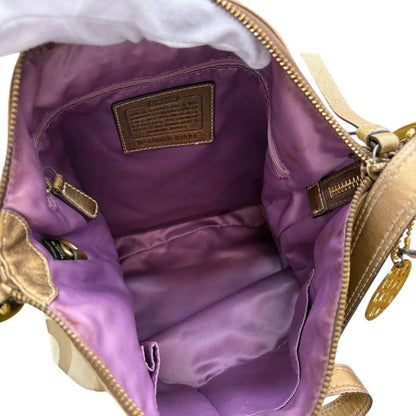 COACH コーチ ショルダー バッグ 13889 鞄 ブランド シグネチャー 肩掛け 斜め掛け 中古 W４
