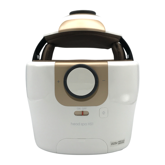 モンデール ヘッドスパ 頭皮マッサージャー ホワイト コードレス 充電式 15分オートプログラム 血行促進 HS1 中古 T1