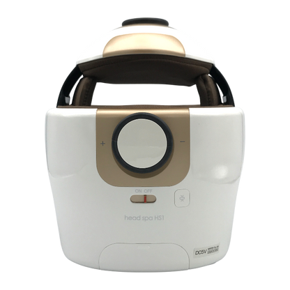 モンデール ヘッドスパ 頭皮マッサージャー ホワイト コードレス 充電式 15分オートプログラム 血行促進 HS1 中古 T1