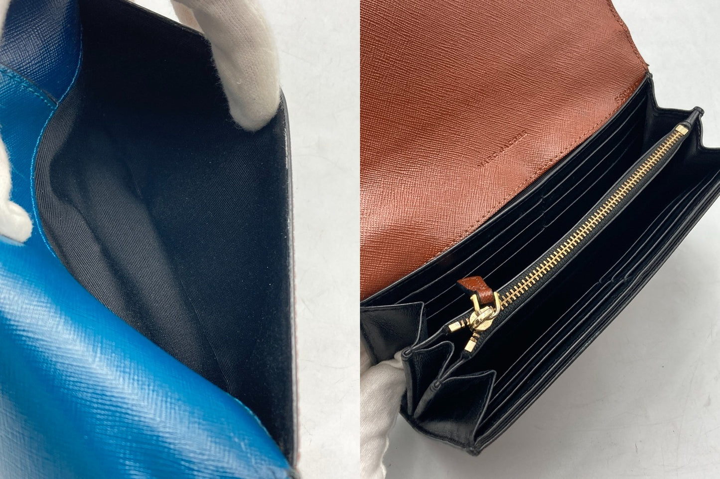 MARC JACOBS マークジェイコイブス レザー 2つ折り 長財布 中古 D4