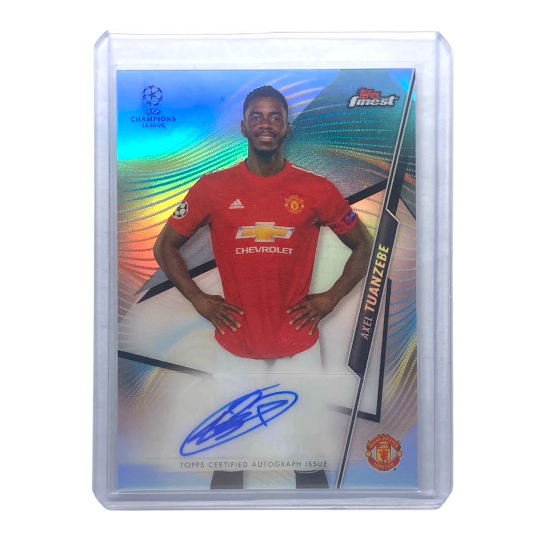 TOPPS サッカーカード FINEST AXEL TUANZEBE MANCHESTER UNITED #FA-AXT 中古 IT2