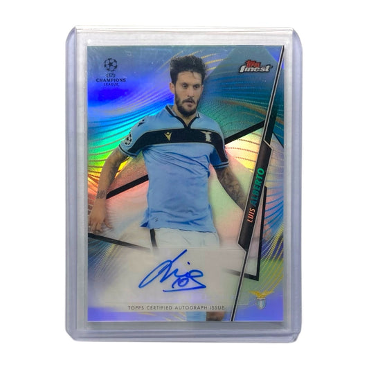 TOPPS サッカーカード FINEST LUIS ALBERTO LAZIO #FA-LAL 中古 IT2