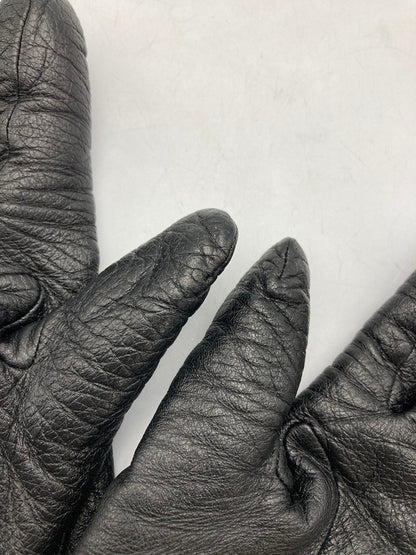 EMPORIO ARMANI エンポリオアルマーニ レザー 手袋 サイズM 中古 D4