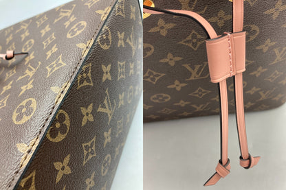 LOUIS VUITTON ルイヴィトン モノグラム ネオノエ M44022 ローズプードル 中古 D4
