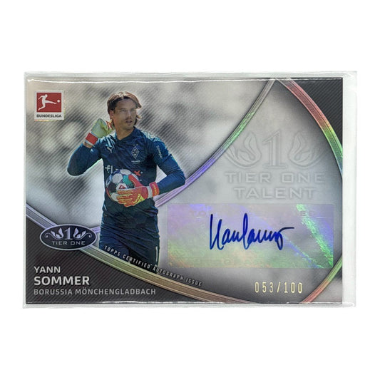 TOPPS サッカーカード TIER ONE YANN SOMMER BORUSSIA MONCHENGLADBACH 053/100 #TT-YS 中古 IT1