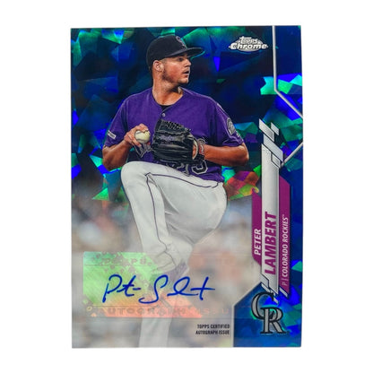 TOPPS MLBカード CHROME PETER LAMBERT COLORADO ROCKIES #A-PL 中古 IT2