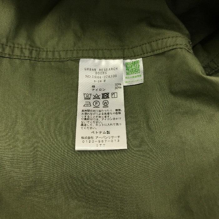 URBAN RESEARCH DOORS アウター レディース 秋 綿 カーキ Mサイズ DR44-27A105 中古 M1