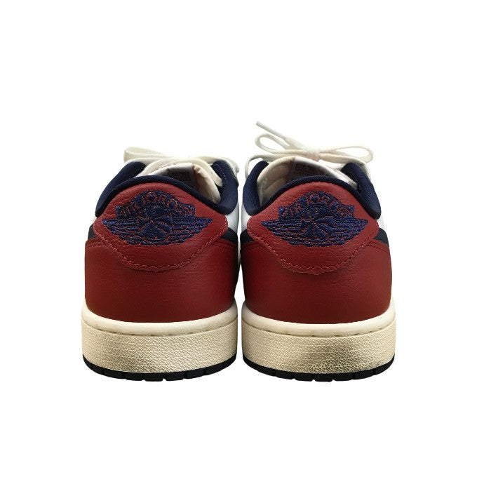 NIKE ナイキ Air Jordan 1 Retro Low OG Howard スニーカー メンズ ロゴ レッド/ネイビー 26cm HQ2993-100 中古 N1