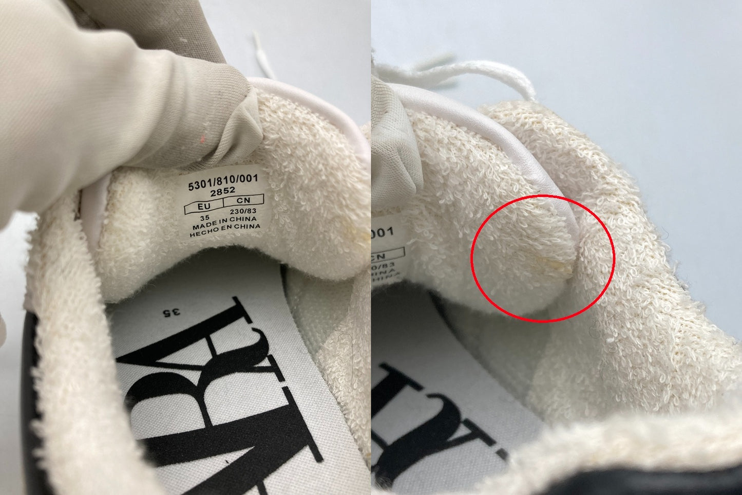 ZARA ザラ ローカット スニーカー サイズ35 レディース 中古 D4